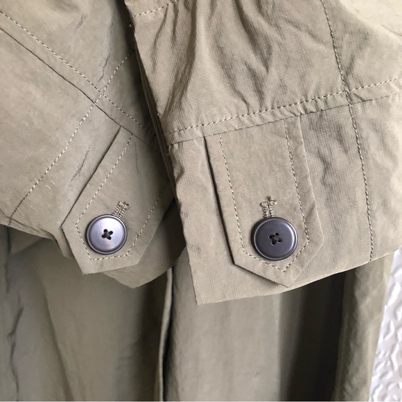 Aritzia The Group by Babaton Skylar Trench Coat Olive Moss Green - Picture 9 of 16